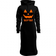 Женская толстовка-платье Halloween Джек-Фонарь