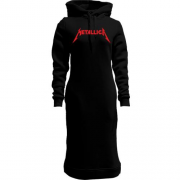 Женская толстовка-платье Metallica 2