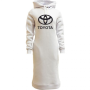 Женская толстовка-платье Toyota (лого)