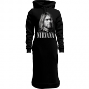 Женская толстовка-платье Курт Кобейн (Nirvana)