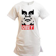 Подовжена футболка OBEY (силует)