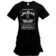 Подовжена футболка jim beam