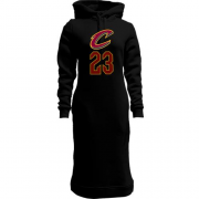 Женская толстовка-платье Cleveland Cavaliers LeBron James (2)
