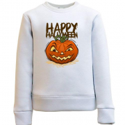 Детский свитшот с надписью Happy Halloween