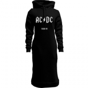 Женская толстовка-платье AC/DC Rock on