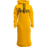 Женская толстовка-платье  The Beatles