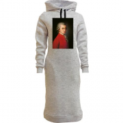 Женская толстовка-платье с Моцартом