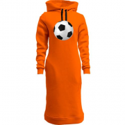 Жіноча толстовка-плаття футбольний м'яч