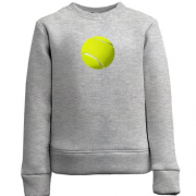 Детский свитшот с  зеленым теннисным мячом