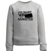 Детский свитшот для шеф-повара "culinary gangster"