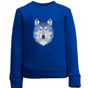 Детский свитшот с изображением волка