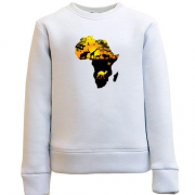 Детский свитшот с африканским континентом