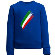 Дитячий світшот з кольорами прапора Італії