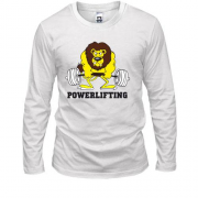 Лонгслив Powerlifting lion