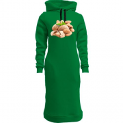 Женская толстовка-платье с арахисом 2