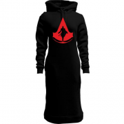 Женская толстовка-платье Assassins Creed (контур)