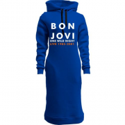 Женская толстовка-платье Bon Jovi 2