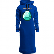 Женская толстовка-платье Minecraft Диамант