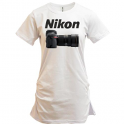 Подовжена футболка Nikon Camera