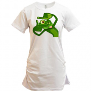 Подовжена футболка жаба-фотограф