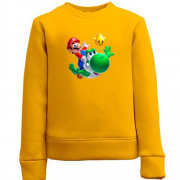 Детский свитшот с Марио, черепахой и звездочкой