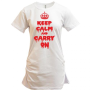 Подовжена футболка KEEP CALM (Helloween style)