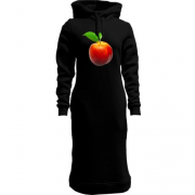 Женская толстовка-платье с яблоком 2