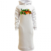 Женская толстовка-платье с овощным букетом