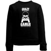 Детский свитшот Crazy Gamer