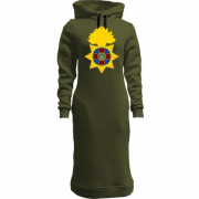 Женская толстовка-платье Национальная гвардия