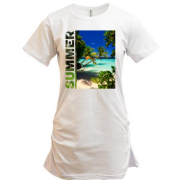 Удлиненная футболка "Summer"