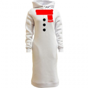 Женская толстовка-платье Я снеговик