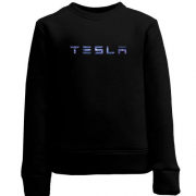 Детский свитшот с лого Tesla (молнии)