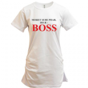Подовжена футболка Boss