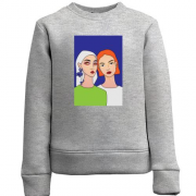 Детский свитшот Blonde and redhead