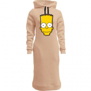 Женская толстовка-платье Барт Симпсон (2)