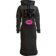 Жіночі толстовки-плаття Keep calm & kiss me