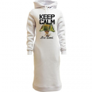 Женская толстовка-платье с Чихуахуа "keep calm & be cool"