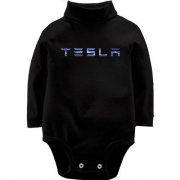 Детское боди LSL с лого Tesla (молнии)