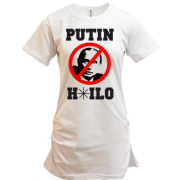 Подовжена футболка Putin H*lo