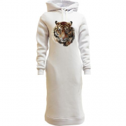 Женская толстовка-платье с мордой тигра (1)