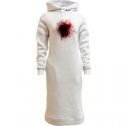 Женская толстовка-платье с кровавым пятном