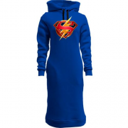 Жіночі толстовки-плаття Superman and Flash