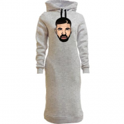 Женская толстовка-платье с Drake (иллюстрация)