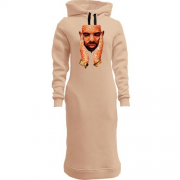 Женская толстовка-платье с Drake полигонами