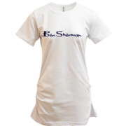 Подовжена футболка Ben Sherman біла