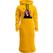 Женская толстовка-платье с Lil Peep и тентаклями