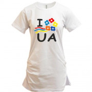 Туника I love Ukraine с венком