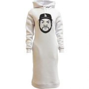 Женская толстовка-платье с портретом Ice Cube