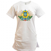 Подовжена футболка Бог береже Україну